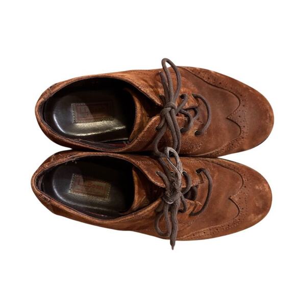L.L. Bean Men\'s Brown Suede Oxford Loafers Size 10.5 Wingtip Casual main image 6